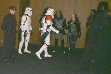Darth Zippy and the Empire City Garrison with the crew of IKV Bat'leth of Hampton, VA at Imaginecon